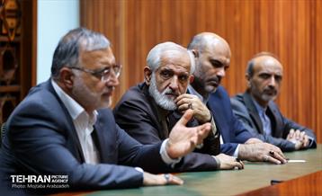 پرویز سروری نایب رئیس شورای شهر تهران در دیدار با عمار موسی شهردار بغداد