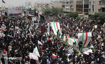 تشییع شهدای اقتدار ملی در تهران - 3  40