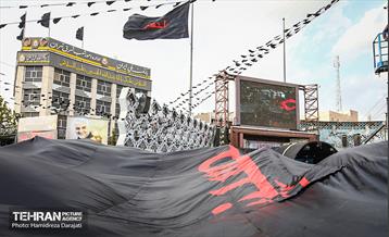 اهتزاز اَبَر پرچم متبرک ابا عبدالله حسین(ع) 19