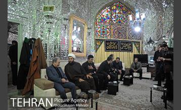 حضور شهردار تهران در مراسم عزاداری تاسوعای حسینی، بازار تهران 28