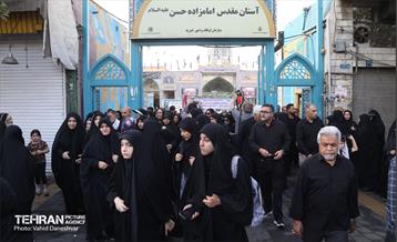 آیین پیاده‌روی جاماندگان اربعین حسینی در مناطق شهرداری تهران 23