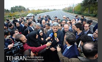 افتتاح فاز نخست پروژه بزرگراه شهید رستگاری 25