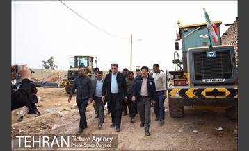 بازدید شهردار تهران ازمناطق سیل زده خوزستان 18