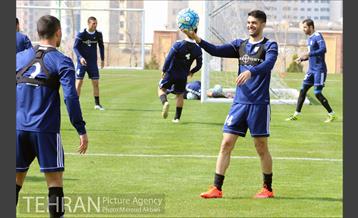 تمرین تیم ملی فوتبال ایران