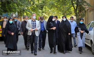 بازدید میدانی نرجس سلیمانی از منطقه 7