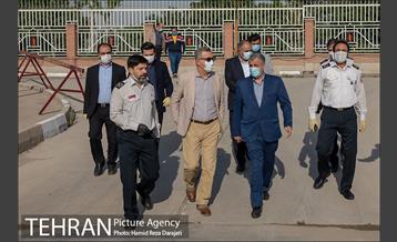 بازدید مدیرکل دفتر شهردار تهران از مرکز آموزش های آتش نشانی 20