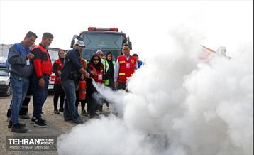 مانور تمرین اسکان اضطراری کلانشهر تهران 17