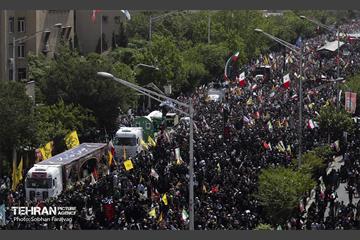 تشییع شهدای اقتدار ملی در تهران 5