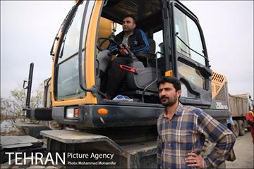 جلوگیری از ورود اب گرگان رود به شهر اق قلا 20