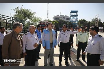 بازدید رییس مدیریت بحران کشور از مرکز آموزش آتش‌نشانی شهرداری تهران 28