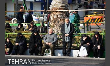تجمع عزاداران فاطمی در میدان هفت تیر 2