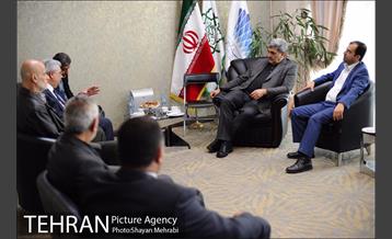 دیدار محمد سعید رئیس سازمان شهرهای متحد با پیروز حناچی شهردار تهران 6