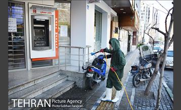 ضدعفونی معابر سطح شهر  1