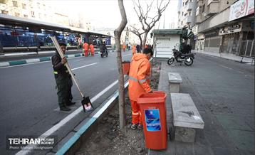 خدمات شهرداری تهران در پایان راهپیمایی ۲۲ بهمن - ۲ 8