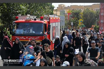 خدمت‌رسانی شهرداری تهران به جاماندگان اربعین حسینی(ع) 16