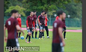 تمرین تیم ملی فوتبال در مالزی 12