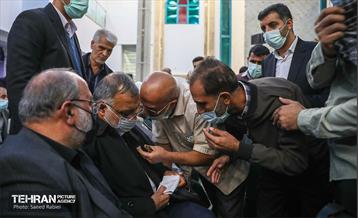 سخنرانی شهردار تهران در اولین یادواره شهدای تهرانسر 45