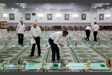 ضیافت افطاری در حرم عبدالعظیم حسنی(ع) 44