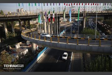 بهره‌برداری از دوربرگردان غیرهمسطح شمال به شمال بزرگراه چمران 4
