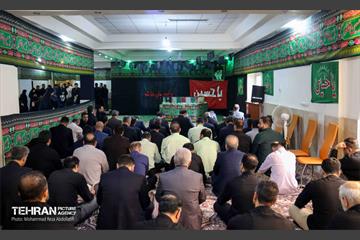 بدرقه پیکر مطهر شهید گمنام دوران دفاع مقدس در اداره‌کل سرمایه‌انسانی 10