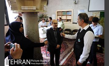 حضور محسن هاشمی در مسجد فخریه برای انتخابات شورایاری ها 10