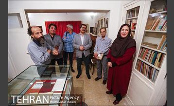 بازدید هنرمندان از خانه موزه سیمین و جلال 1