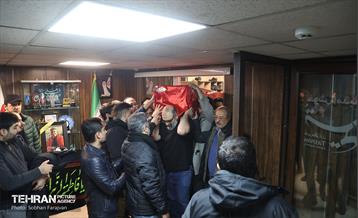 تشییع پیکر خبرنگار فقید مهدی علیرضایی 12