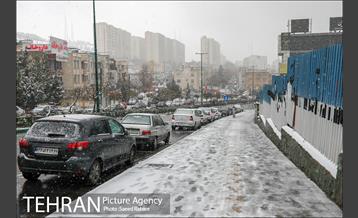 بارش نخستین برف پاییزی در تهران 18