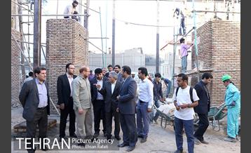 بازدید شهردار تهران از روند بازسازی و مرمت خانه باغ اتحادیه 5
