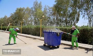 خدمات نیروهای پاکبان شهر تهران در اربعین حسینی 17