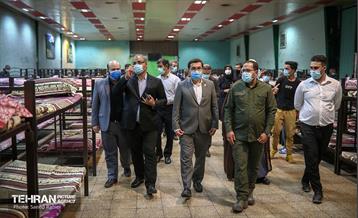 بازدید رئیس سازمان مدیریت بحران شهرداری تهران از گرمخانه خاوران 34