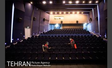 رعایت پروتکل های بهداشتی در پردیس سینمایی ملت 6