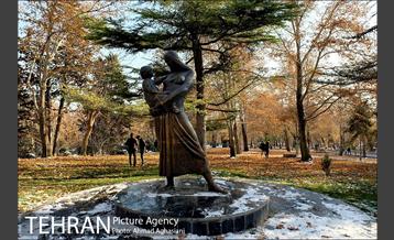 پاییز برفی پارک ملت 11