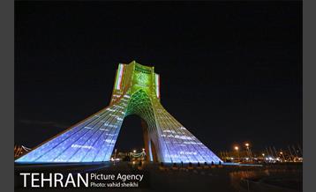 ویدئو مپینگ بر روی برج آزادی با موضوع کرونا  10