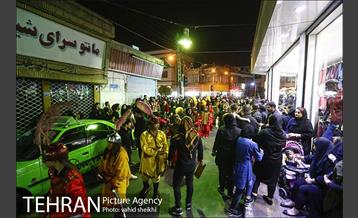 دسته های عزاداری محرم در محله امام زاده حسن  7