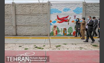 بازدید الهام فخاری از منطقه 9