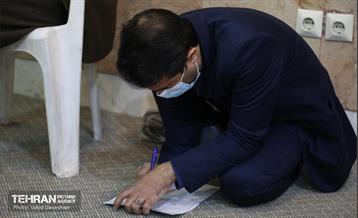 میز خدمت در مسجد جامع ابوذر منطقه ۱۷