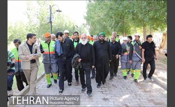 بازدید اعضای شورای اسلامی شهر تهران از خدمات رسانی به زائران اربعین حسینی 9