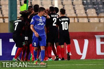 دیدار تیم های فوتبال استقلال ایران و الاهلی امارات