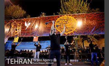 شور حسینی در خیابان گرگان 28