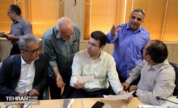 بازدید مدیرکل سرمایه انسانی از شرکت واحد اتوبوسرانی 12