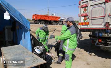 خدمات نیروهای پاکبان شهر تهران در اربعین حسینی 18