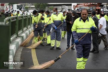 خدمات شهرداری تهران در پایان روز قدس 12
