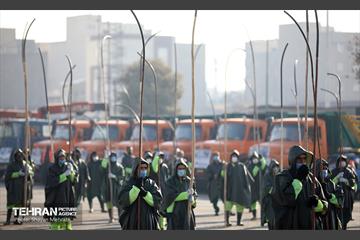 مانور برف روبی شهرداری منطقه 20