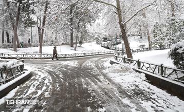 صبح برفی بوستان ملت 4