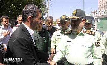 آیین نام گذاری پل بهاران به نام شهید امنیت محمدعلی بایرامی