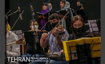 تمرین کنسرت آنلاین نغمه های تهران در برج میلاد 29