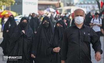 مراسم پیاده روی جاماندگان اربعین حسینی در تهران 6