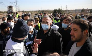 برخورد دو قطار متروی کرج - تهران 19