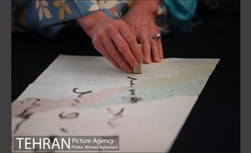 شکوفه های گیلاس و افسانه گنجی در موزه امام علی 2 17